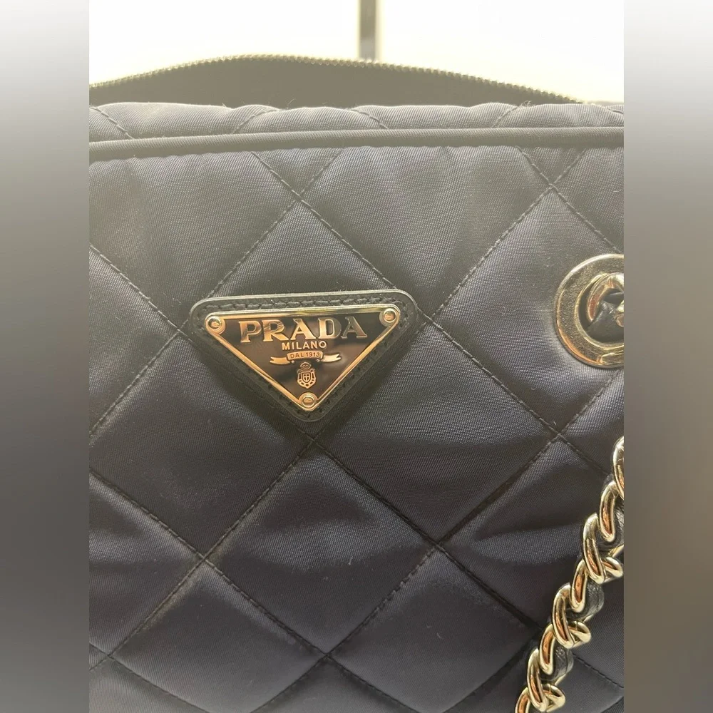 Authentic Prada Tessuto Bag - Navy Blue - Picture 2 of 16